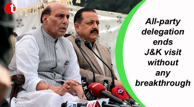 All-party delegation ends J&K visit without any breakthrough