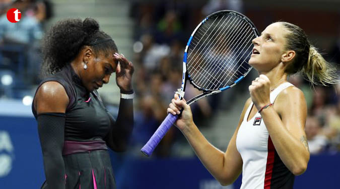 Serena crashes out of US Open, loses No. 1 ranking