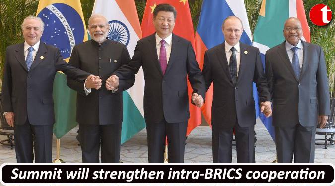 Summit will strengthen intra-BRICS Cooperation: Modi