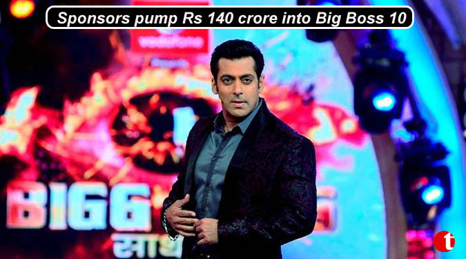 Sponsors pump Rs 140 crore into Big Boss 10