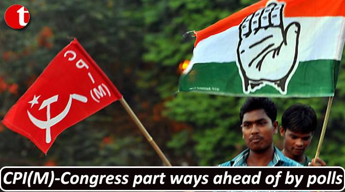 CPI (M)-Congress part ways ahead by polls