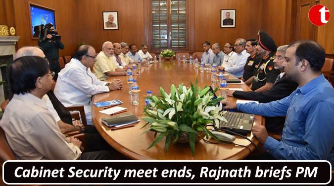Modi chaired high level meet, Rajnath briefs PM