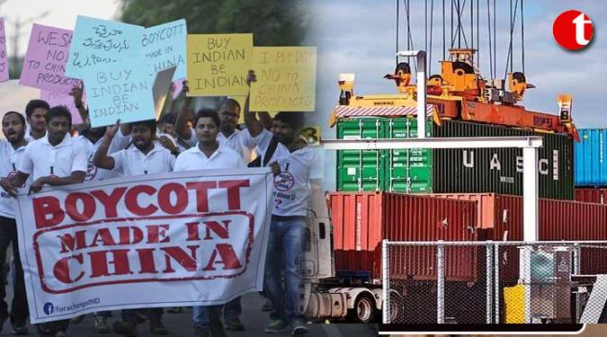 सामानों के बहिष्कार पर बौखलाया चीन, भारत को दी चेतावनी
