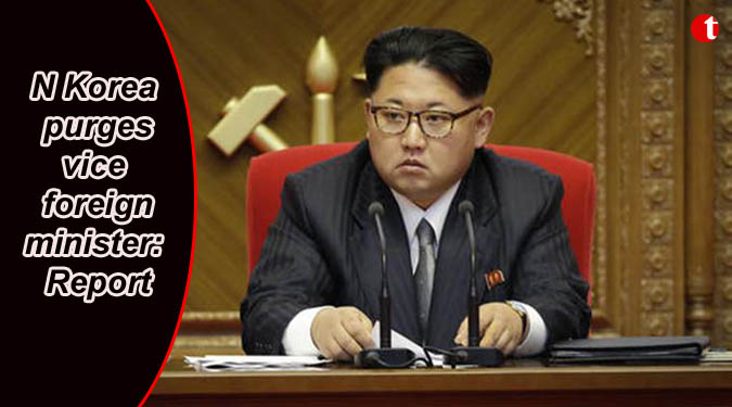 N Korea purges vice foreign minister: Report