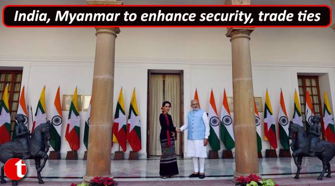 India, Myanmar to enhance security, trade ties