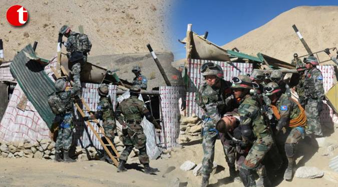 भारत-चीन ने जम्मू-कश्मीर में किया संयुक्त सैन्य अभ्यास
