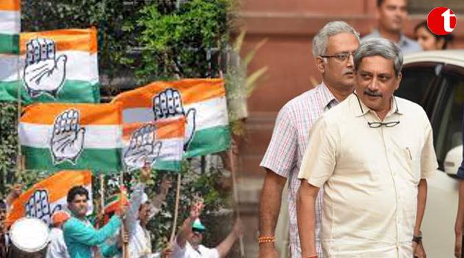 Congress criticised Parrikar’s felicitation planned over surgical strike