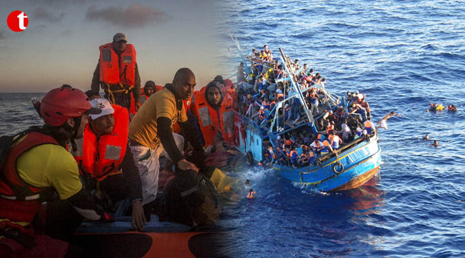 Toddler among 129 migrants rescued in Mediterranean