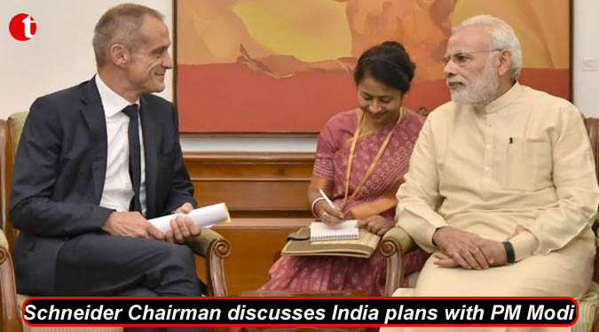 Schneider Chairman discusses India plans with PM Modi