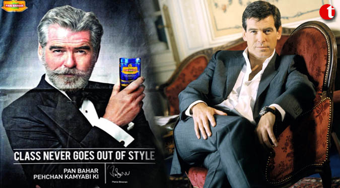 I am deeply shocked, saddened: Pierce Brosnan on pan masala ad