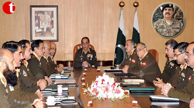 Pakistan Army chief Raheel Sharif reviews military readiness