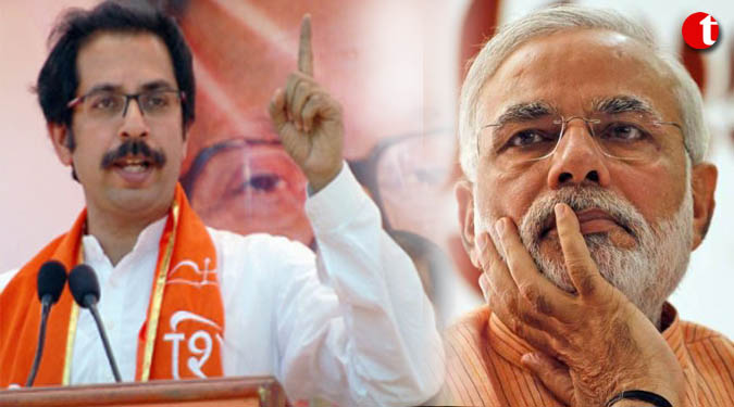 Shiv Sena takes jibe at Modi over Maharashtra minister's remarks