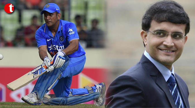 MS Dhoni should stick to batting at No. 4: Ganguly