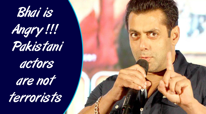 Salman Khan backs Pakistan actors, says they are not terrorists…