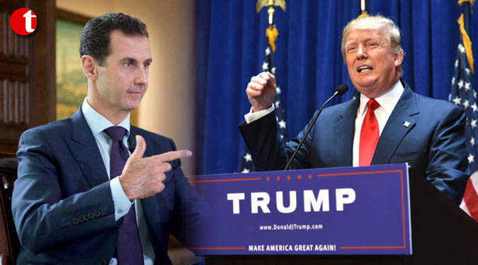 Trump a natural ally if he fights 'terror', says Assad
