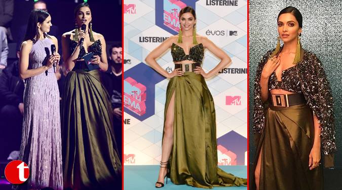 Deepika's MTV EMAs look sparks debate; Indian designers weigh in