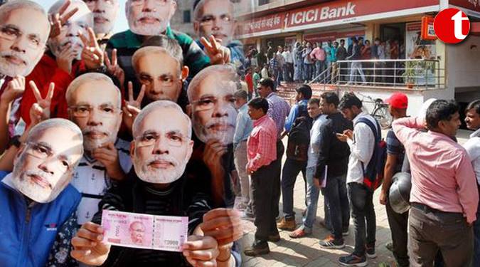 Despite inconveniences, 79% Indians support demonetisation