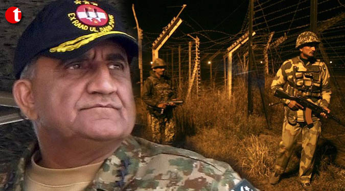 Pak says focus to remain on India border under Bajwa