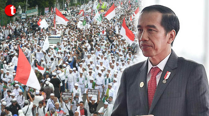 Indonesian president condemns violent protest