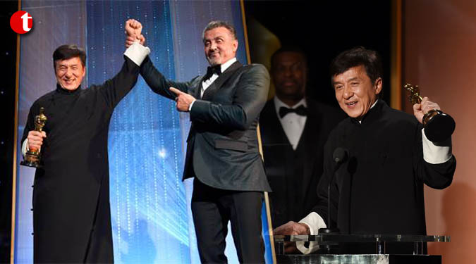 Jackie Chan wins Oscar after 56 years in film industry