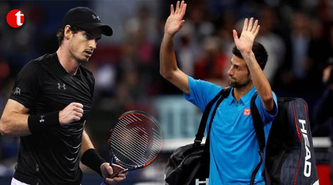 Murray one win from top spot as Djokovic crashes