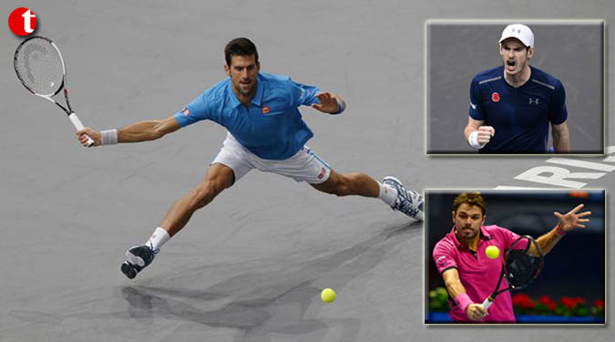 Paris Masters: Djokovic cruises, Murray struggles, Wawrinka out