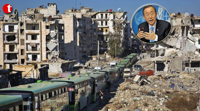 Aleppo is now a synonym for hell: Ban Ki-moon