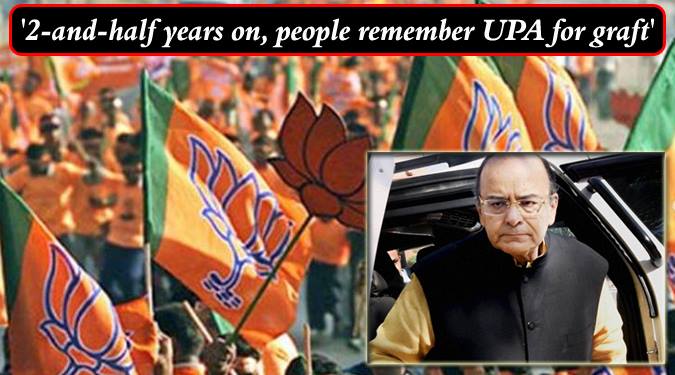 2-and-half years on, people remember UPA for graft: Jaitley