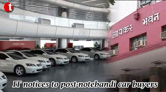 IT notices to post-notebandi car buyers