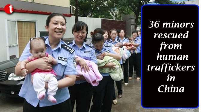 36 minors rescued from human traffickers in China
