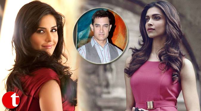 Aamir thinks Deepika, Katrina are female superstars