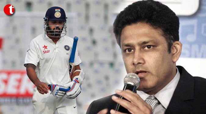 Don’t pinpoint Vijay’s short-ball dismissals: Kumble