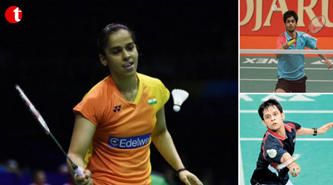 Saina, Kashyap, Praneeth reach pre-quarters at Macau Open
