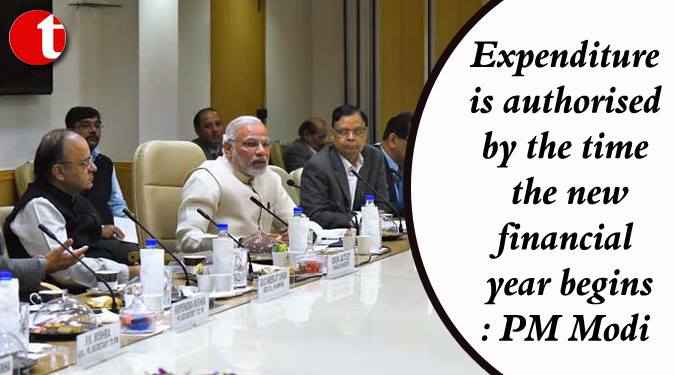 “Expenditure is authorised by the time”: PM Modi