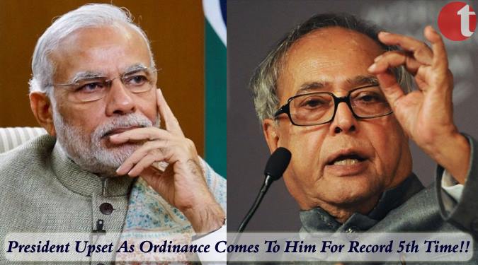 President Upset as Ordinance Comes to him for record 5the time!!