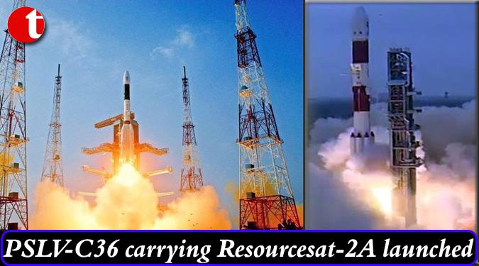 PSLV-C36 carrying Resourcesat-2A launched successfully