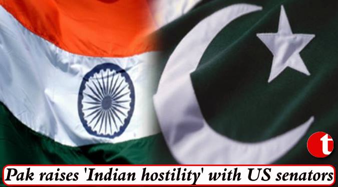 Pak raises ‘Indian hostility’ with US senators