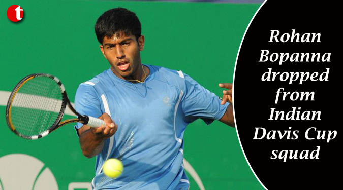 Rohan Bopanna dropped from Indian Davis Cup squad