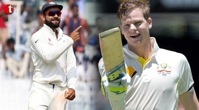 Steve Smith wants Aussies to test Kohli's patience on India tour