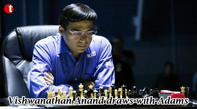 Vishwanathan Anand draws with Adams