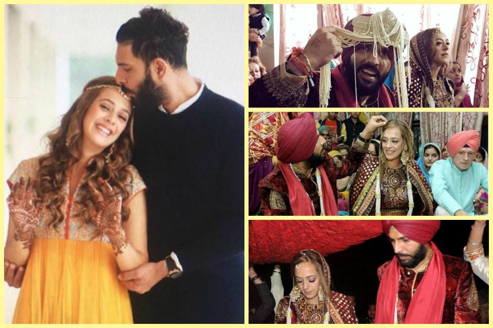 Yuvraj Singh, Hazel Keech tie knot