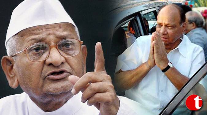 Anna moved HC against Sharad Pawar into Sugar Co-operative scam