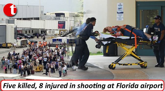 Five killed, 8 injured in shooting at Florida airport