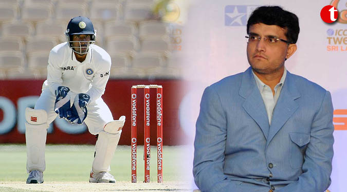 Wriddhiman is automatic choice as 1st keeper: Ganguly