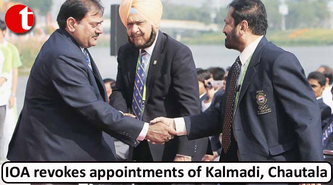 IOA revokes appointments of Kalmadi, Chautala