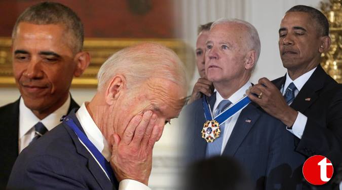 Obama awards Joe Biden with highest civilian honour in surprise tribute