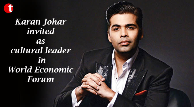 Karan Johar invited as cultural leader in World Economic Forum