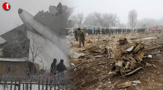 32 dead as cargo plane crashes into a village in Kyrgyzstan