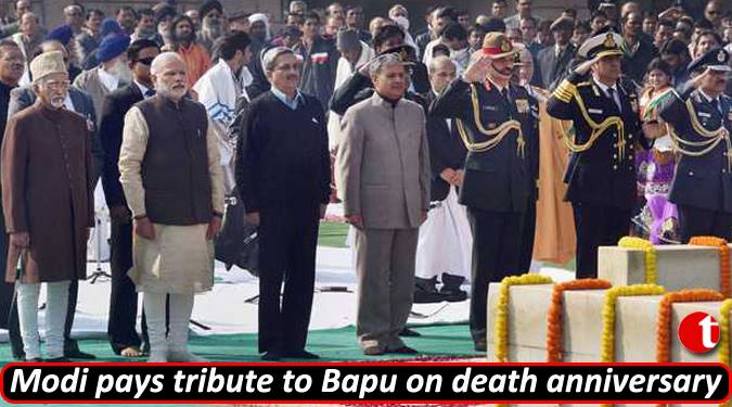 Nation pay tribute to ‘BAPU’ on his Death Anniversary