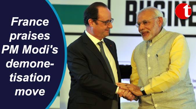 France praises PM Modi’s demonetisation move